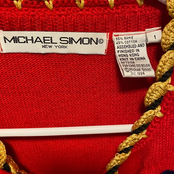 COPY - Vintage Michael Simon Christmas sweater - Picture 5 of 7
